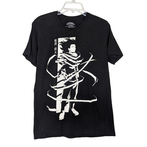 My Hero Academia Funimation short sleeve Shota Aizawa Eraser Head Kanji Tshirt M - Picture 1 of 3
